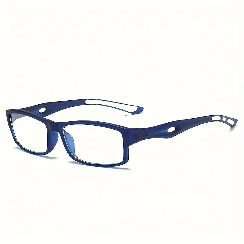5PCS Sport Style Non-Prescription Anti-Blue Light Reading Glasses – Rectangular PC Frame