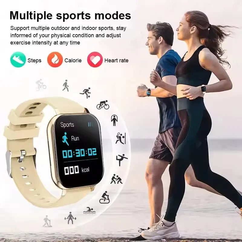 Smart Touch Screen Watch – Bluetooth Call & Music Control for iPhone/Android