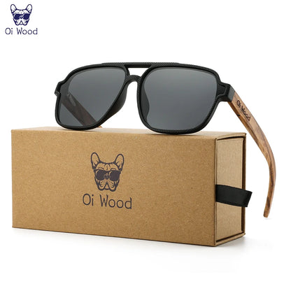 Wooden Polarized Sunglasses for Men UV400