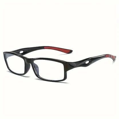 5PCS Sport Style Non-Prescription Anti-Blue Light Reading Glasses – Rectangular PC Frame