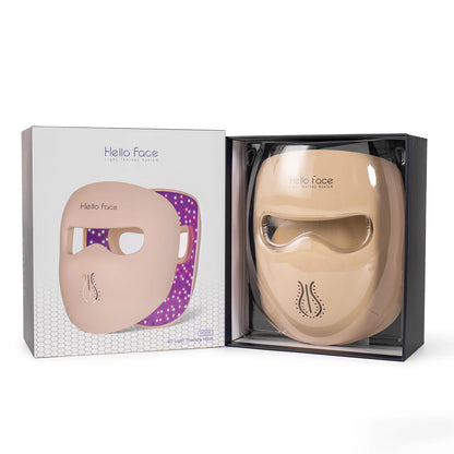 Hello Face M300 4D LED Therapy Mask – Anti-Aging & Acne Care Silicone Mask