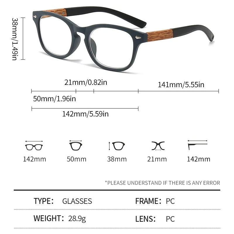 Premium Rectangular  blue Light Frame