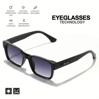 Retro Punk Square Sunglasses 3PCS UV400