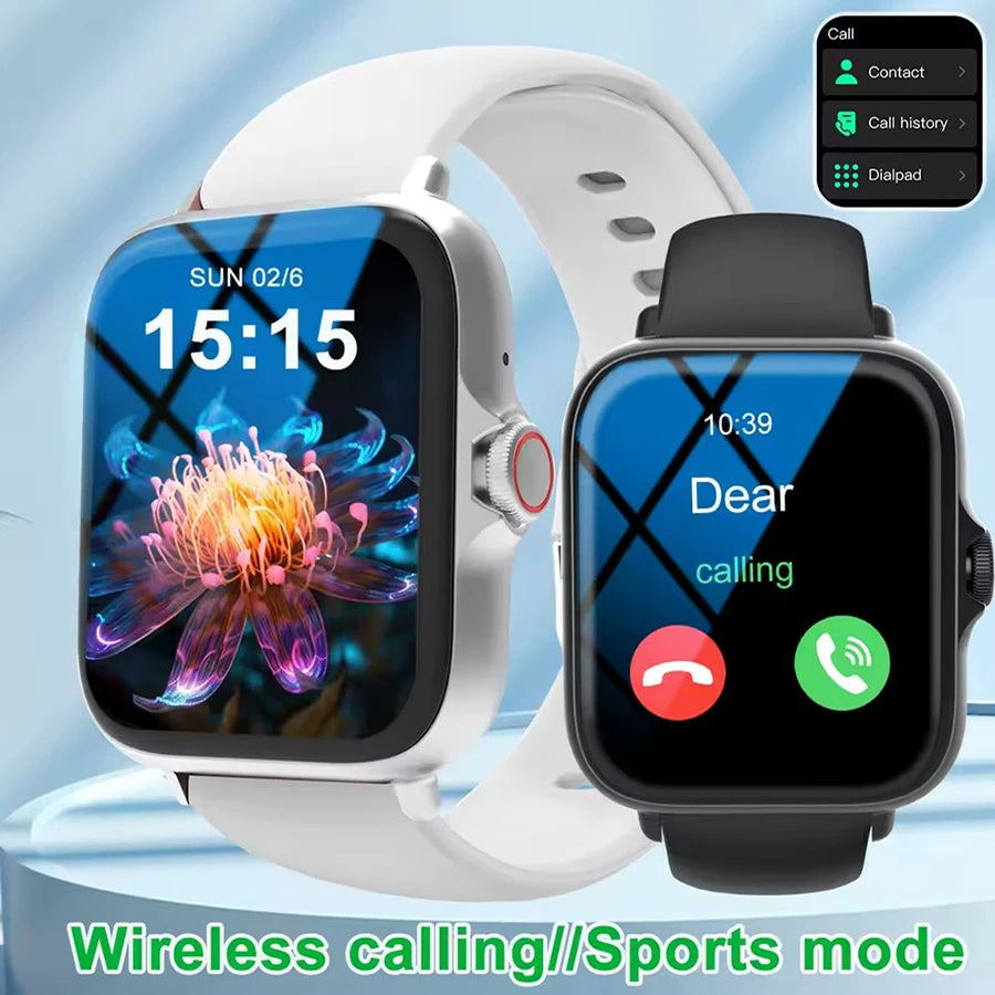 Smart Touch Screen Watch – Bluetooth Call & Music Control for iPhone/Android