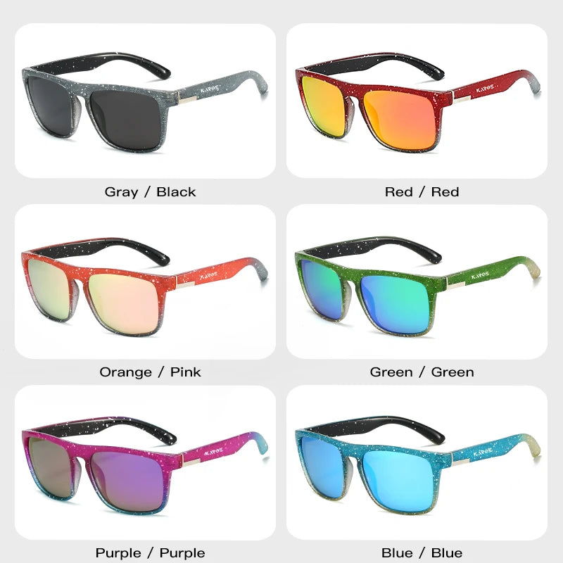 KAROS Retro Polarized Sunglasses for Men & Women UV400