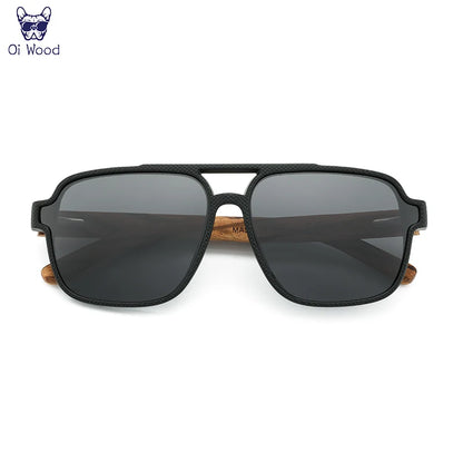 Wooden Polarized Sunglasses for Men UV400