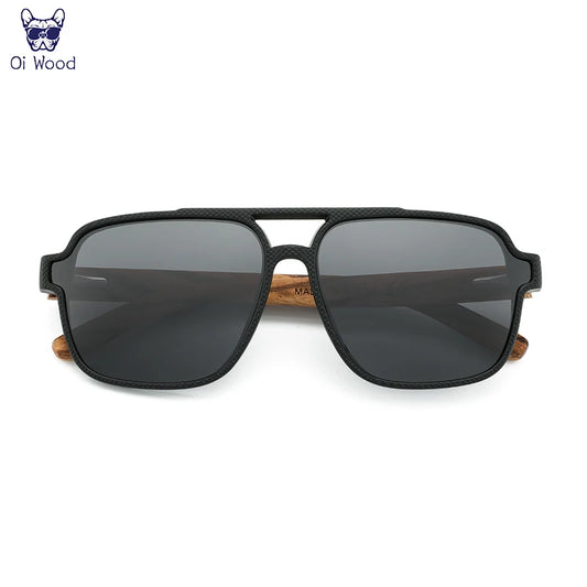Wooden Polarized Sunglasses for Men UV400