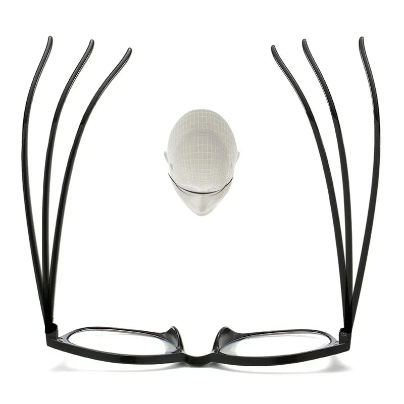 3-in-1 Progressive Multifocal Reading Glasses for Women +1.0 to +4.0