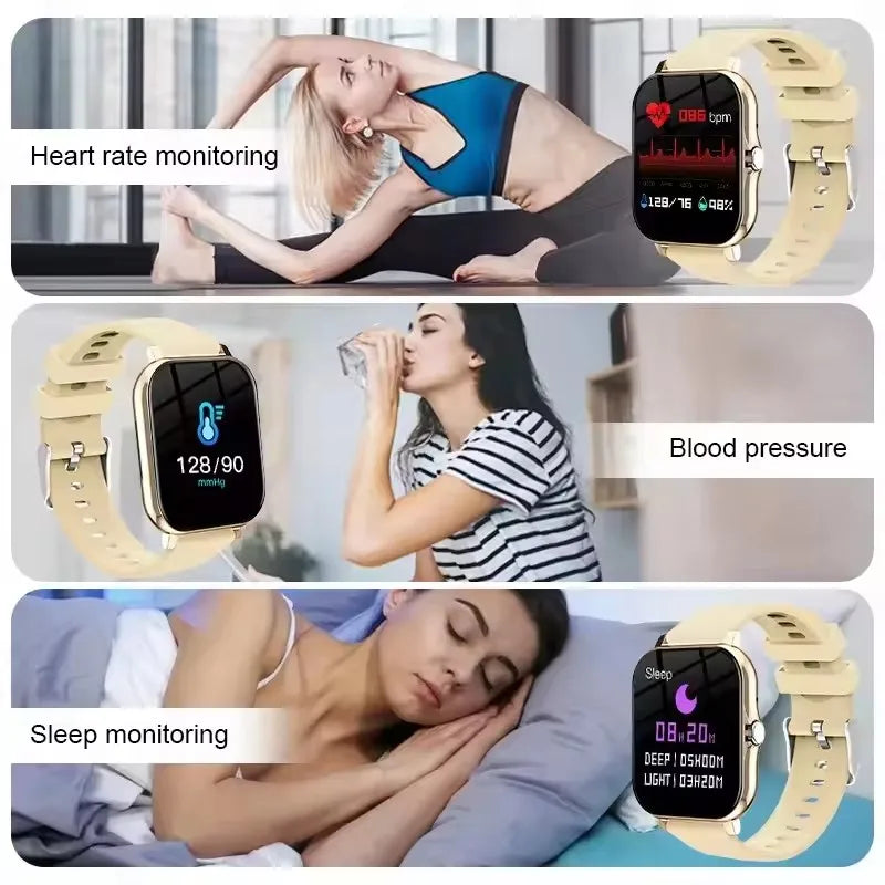 Smart Touch Screen Watch – Bluetooth Call & Music Control for iPhone/Android