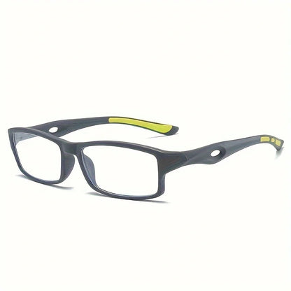 5PCS Sport Style Non-Prescription Anti-Blue Light Reading Glasses – Rectangular PC Frame