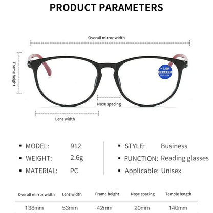Vintage Blue Light Readers