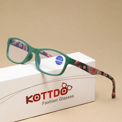 Square Blue Light Reading Glasses