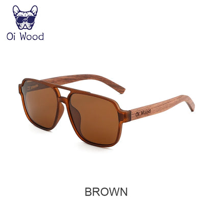 Wooden Polarized Sunglasses for Men UV400