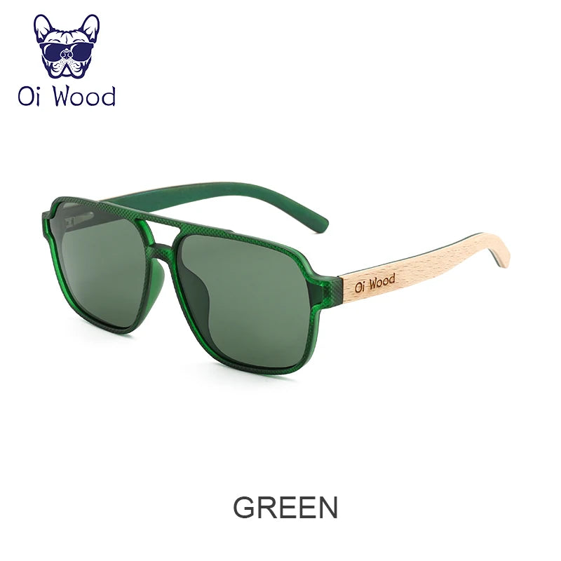 Wooden Polarized Sunglasses for Men UV400