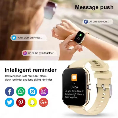 Smart Touch Screen Watch – Bluetooth Call & Music Control for iPhone/Android
