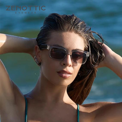 ZENOTTIC Retro Rectangle Polarized Sunglasses