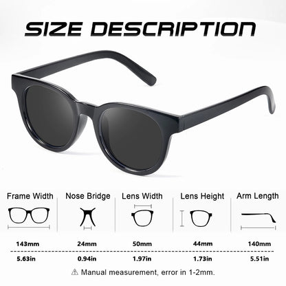 Retro Round Sunglasses Women UV400 Vintage