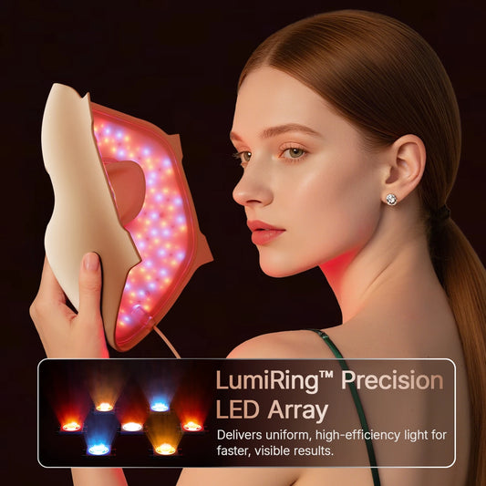 Hello Face M300 4D LED Therapy Mask – Anti-Aging & Acne Care Silicone Mask